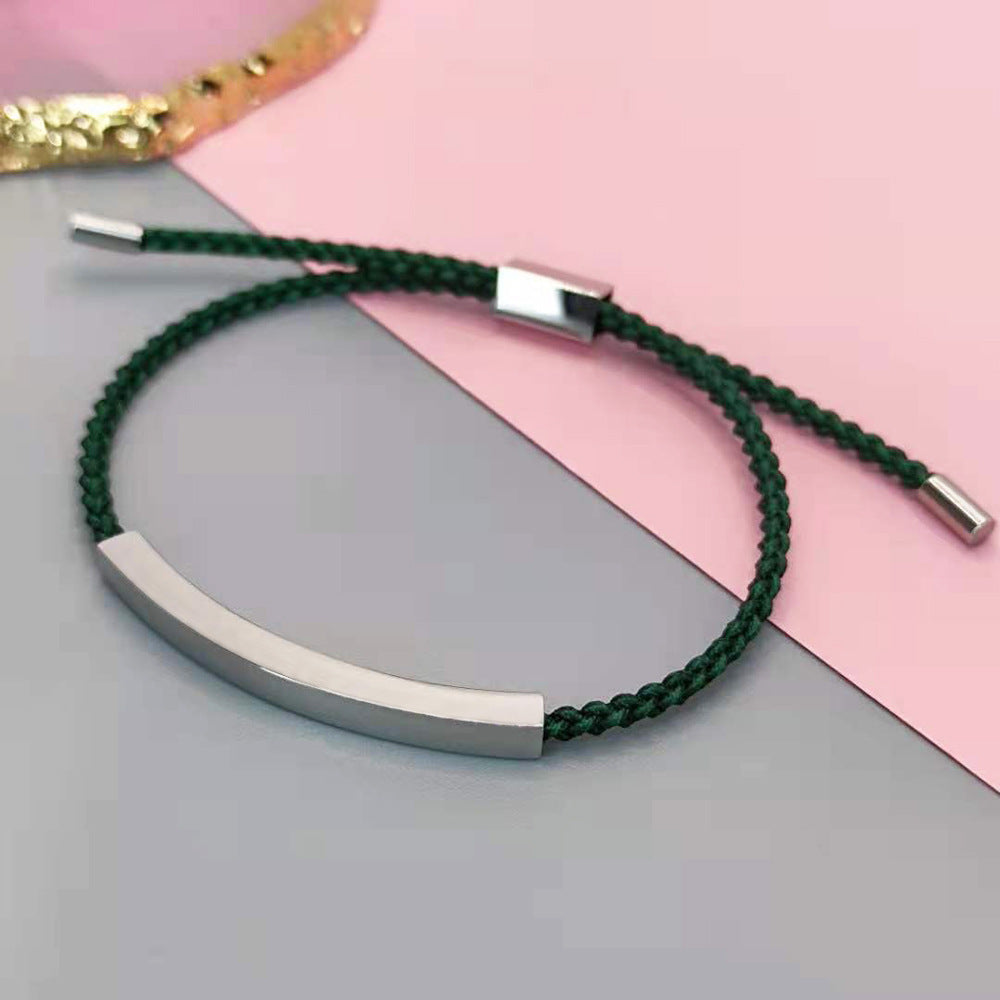 Nora Double Meaning Inspirational Tube Bracelet