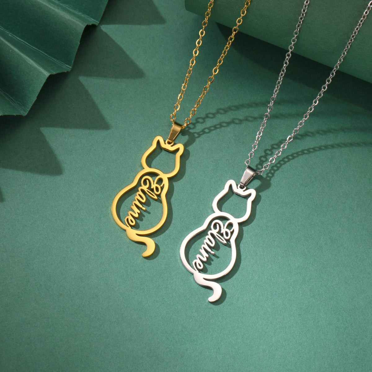 Ophélie Purrsonalized Cat Necklace