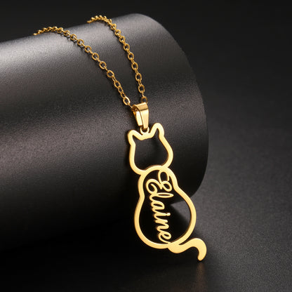 Ophélie Purrsonalized Cat Necklace