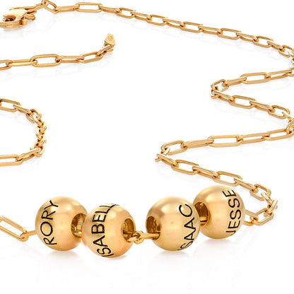 Harper Bead & Name Custom Necklace
